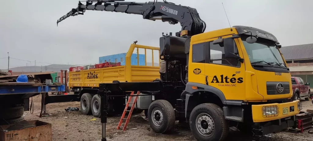 Partes de un Camion Grua